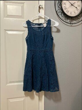 American Rag Brand Size Medium Blue Sleeveless Dress
